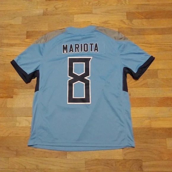 Nike Tennessee Titans Marcus Mariota On Field NFL Jersey 8 Men’s L / XL - Picture 2 of 7